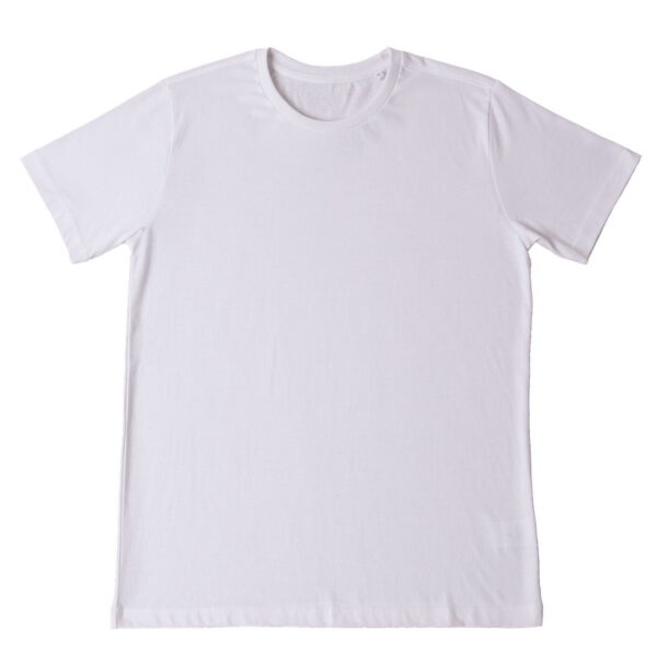 Genanvendt T-shirt i hvid til mænd fra A-PIONEER
