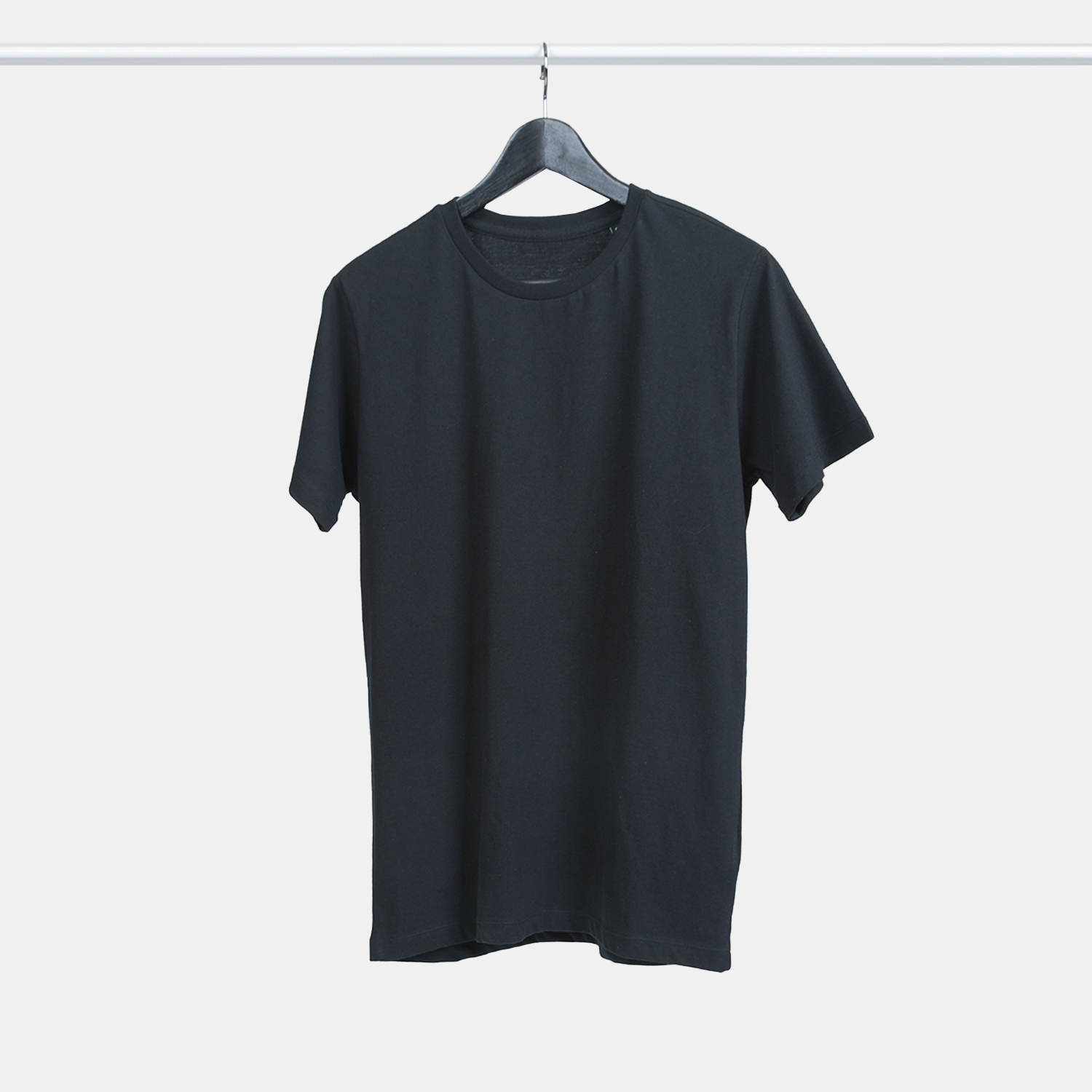 Genanvendt T-shirt i sort til mænd fra A-PIONEER